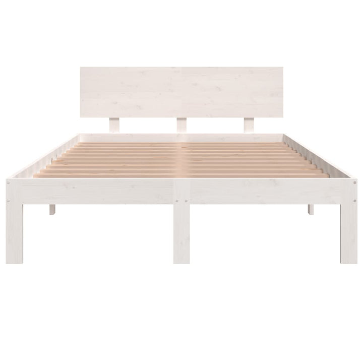 sengeramme 120x190 cm Small Double massivt træ hvid