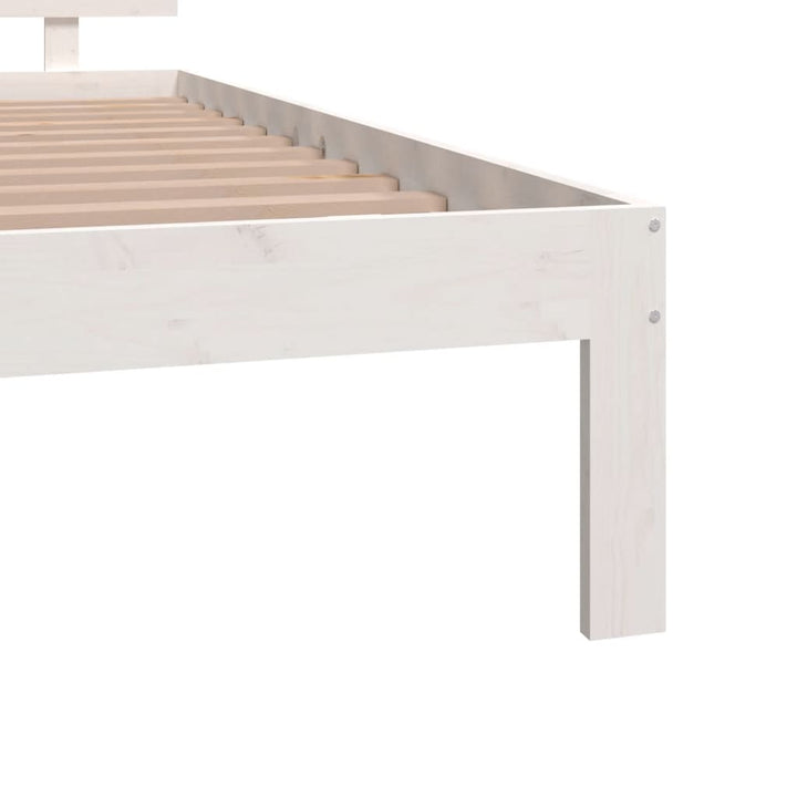 sengeramme 120x190 cm Small Double massivt træ hvid