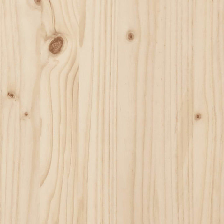 sengeramme 200x200 cm massivt fyrretræ