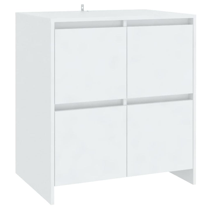skænke 2 stk. 70x41x75 cm konstrueret træ hvid