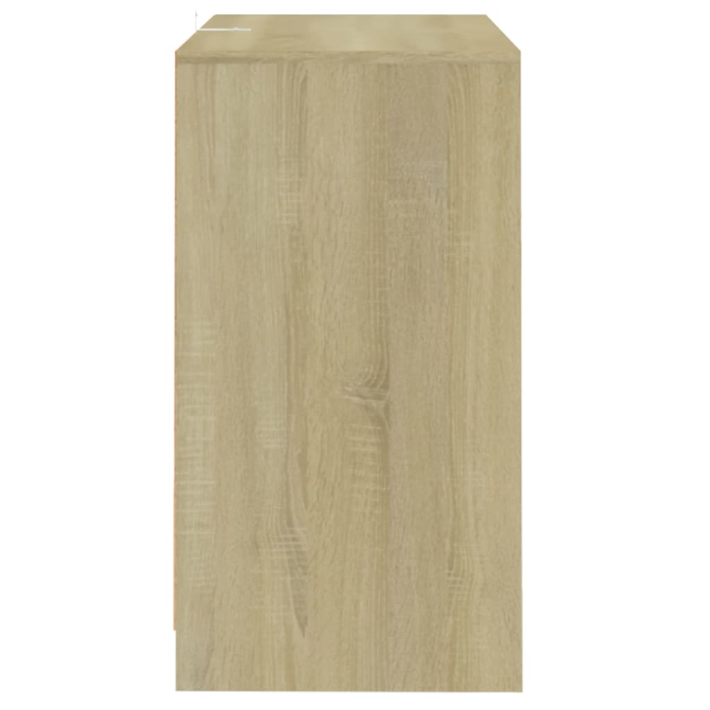 skænke 2 stk. 70x41x75 cm konstrueret træ sonoma-eg