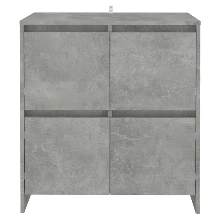 skænke 2 stk. 70x41x75 cm konstrueret træ betongrå