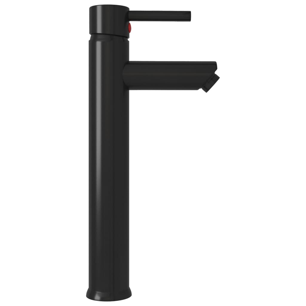 håndvask til badeværelse m. hane og bundventil hærdet glas brun