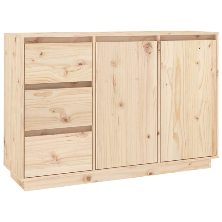 skænk 111x34x75 cm massivt fyrretræ