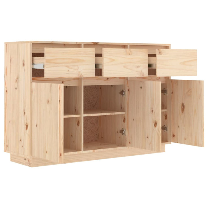 skænk 111x36x75 cm massivt fyrretræ