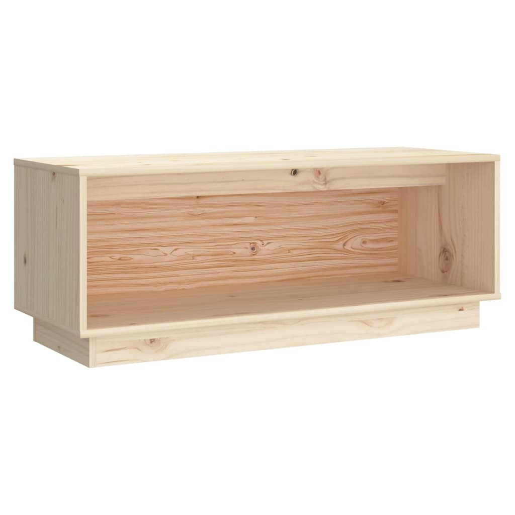 tv-bord 90x35x35 cm massivt fyrretræ