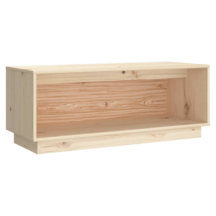 tv-bord 90x35x35 cm massivt fyrretræ