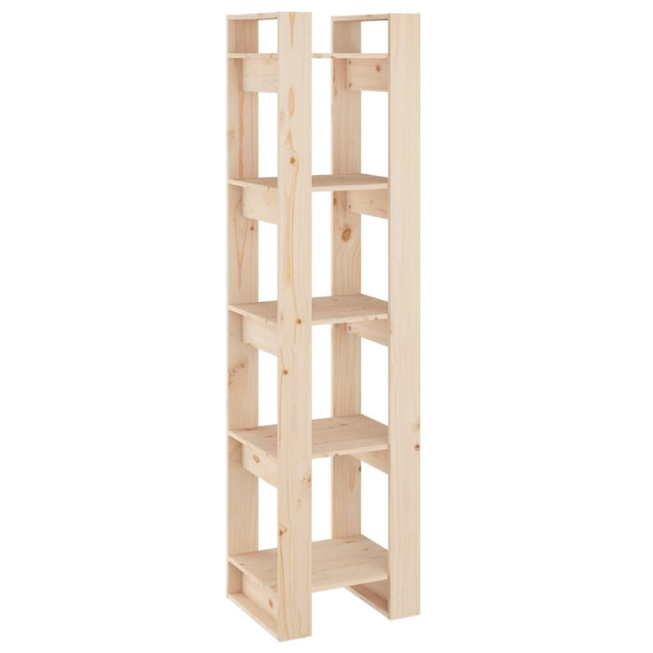 bogreol/rumdeler 41x35x160 cm massivt fyrretræ