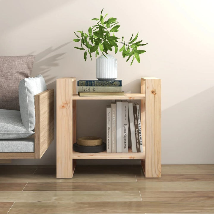 bogreol/rumdeler 60x35x57 cm massivt fyrretræ