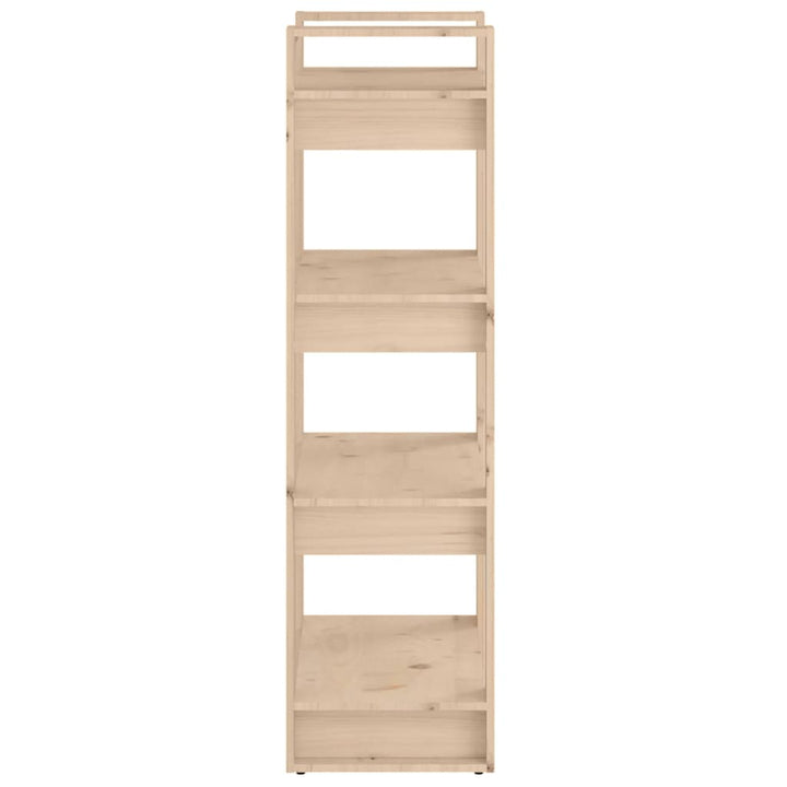bogreol/rumdeler 60x35x125 cm massivt træ