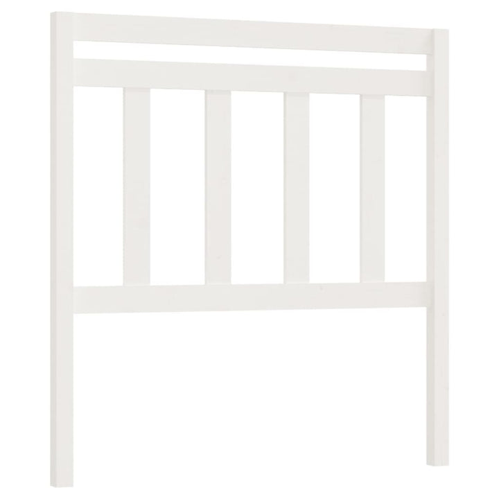 sengegærde 106x4x100 cm massivt fyrretræ hvid