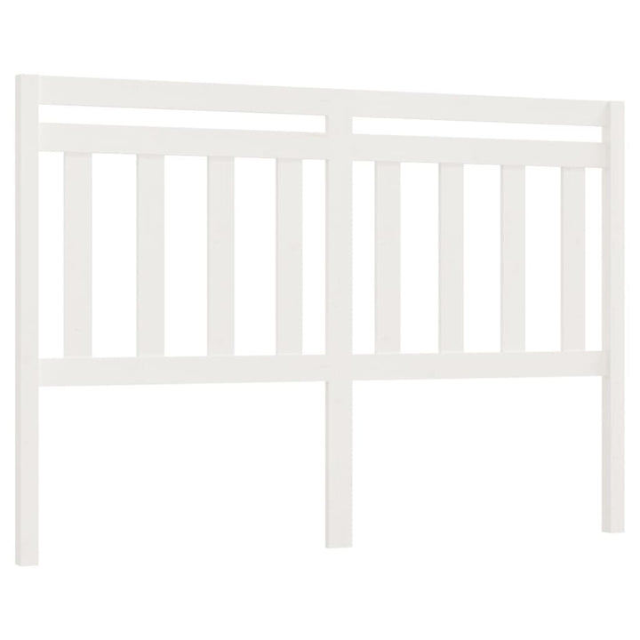 sengegærde 156x4x100 cm massivt fyrretræ hvid