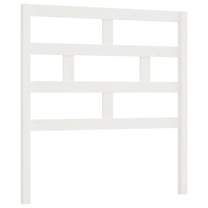 sengegærde 96x4x100 cm massivt fyrretræ hvid