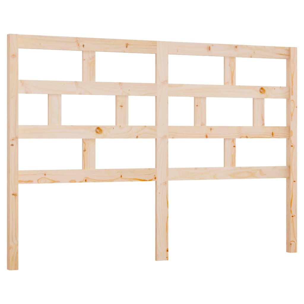 sengegærde 126x4x100 cm massivt fyrretræ