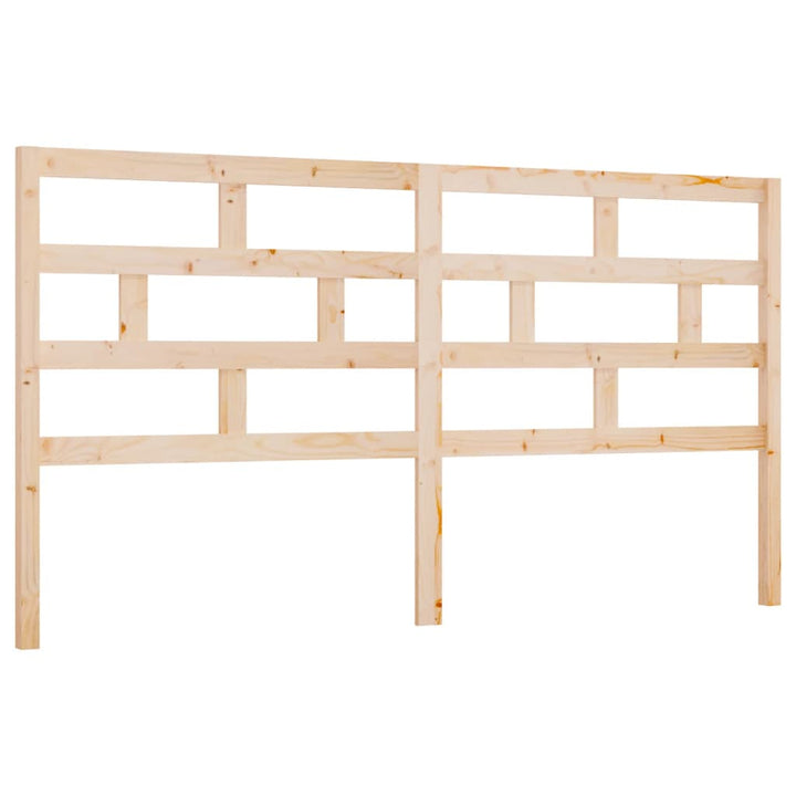 sengegærde 206x4x100 cm massivt fyrretræ