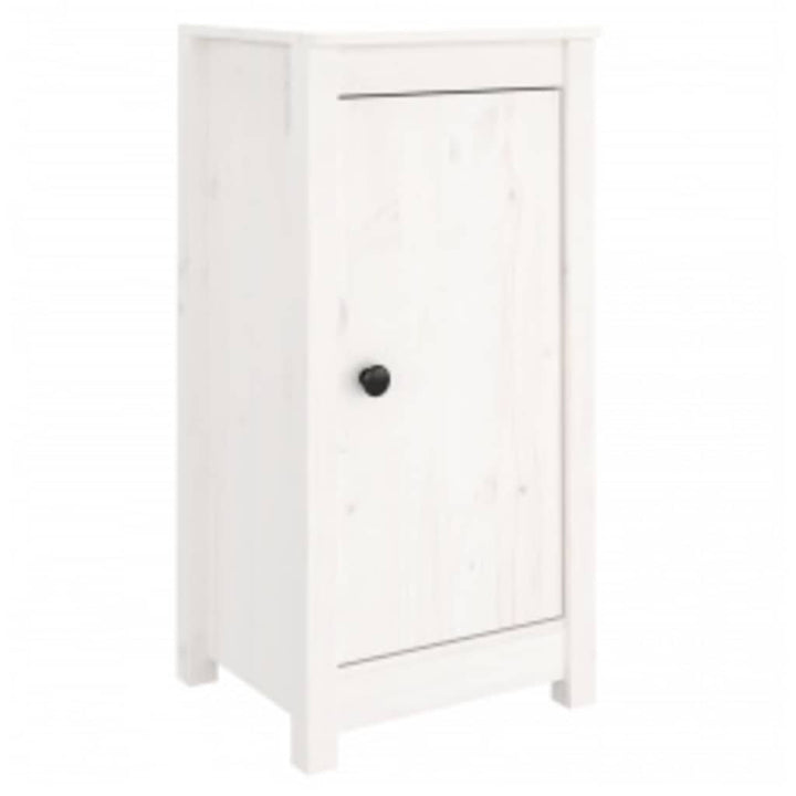 skænke 2 stk. 39x35x80 cm massivt fyrretræ hvid