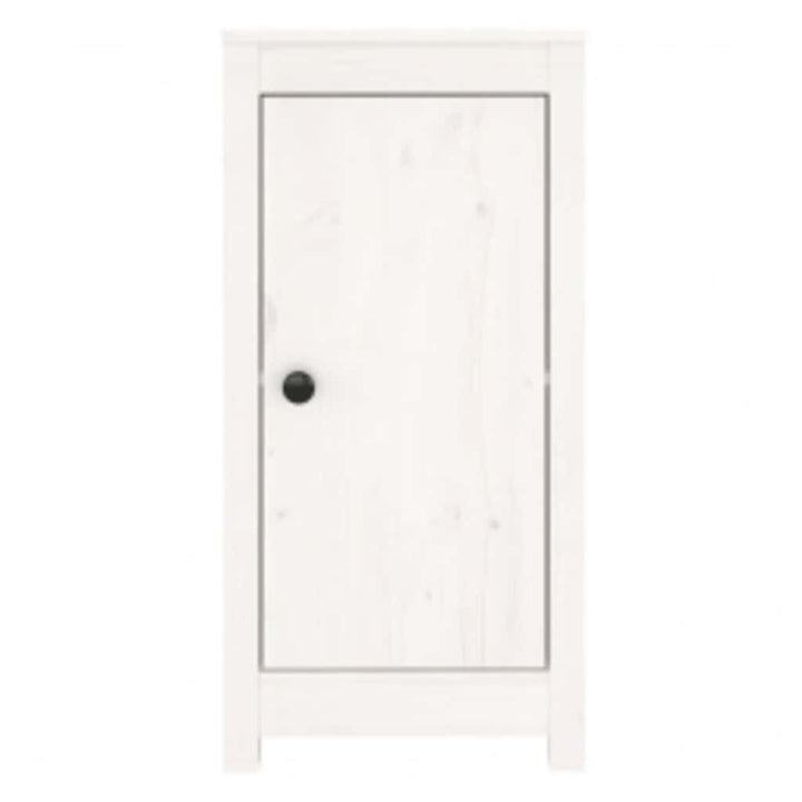 skænke 2 stk. 39x35x80 cm massivt fyrretræ hvid