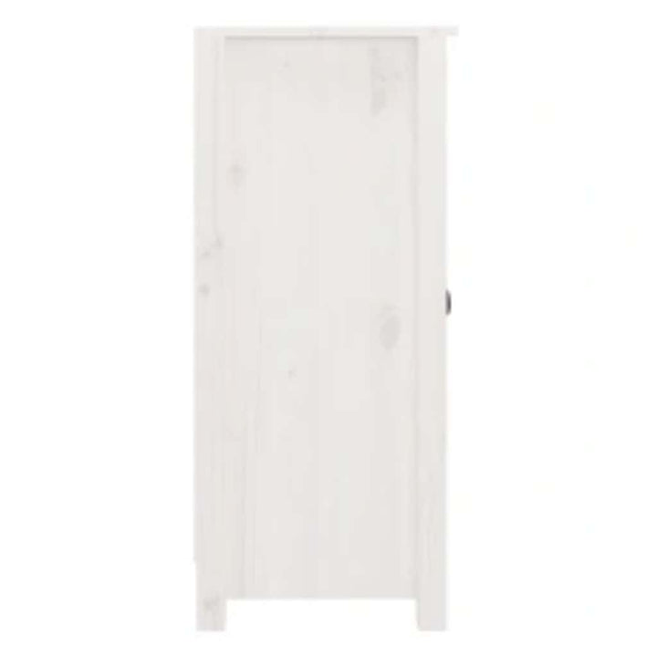 skænke 2 stk. 39x35x80 cm massivt fyrretræ hvid