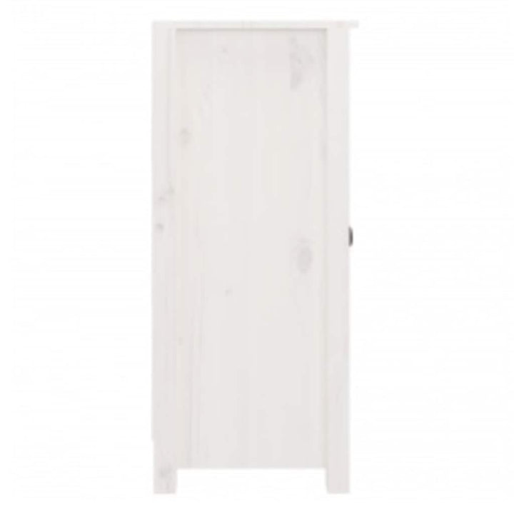 skænke 2 stk. 39x35x80 cm massivt fyrretræ hvid