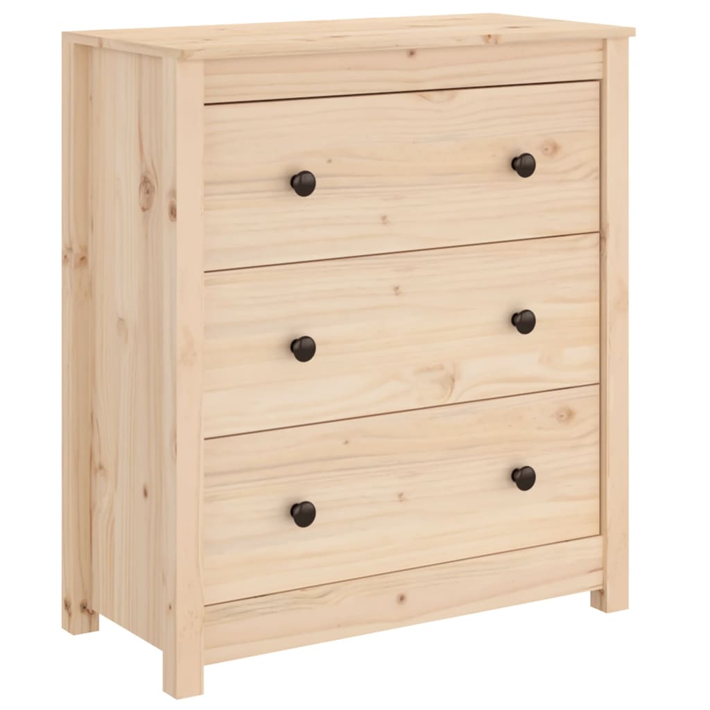 skænk 70x35x80 cm massivt fyrretræ