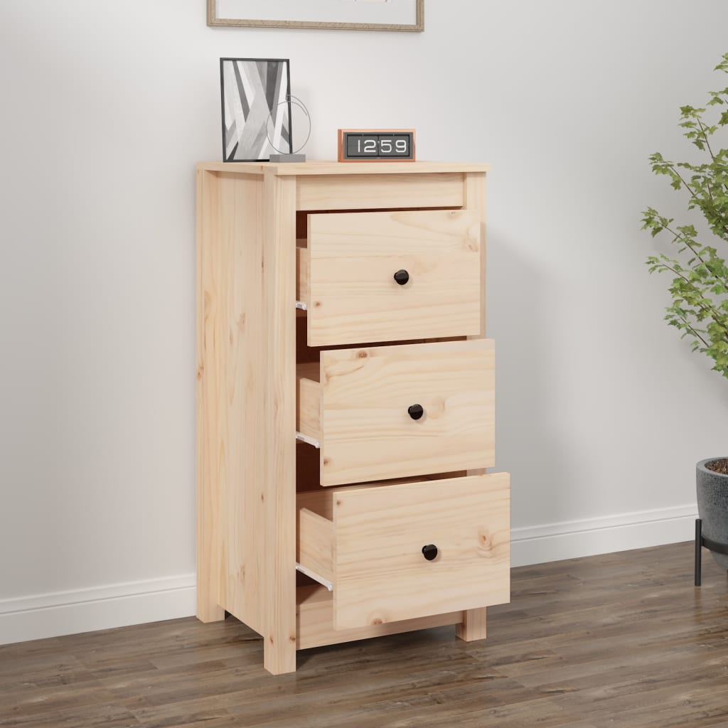 skænk 40x35x80 cm massivt fyrretræ