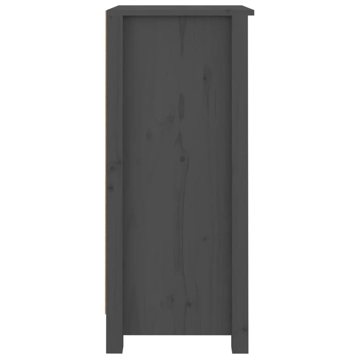 skænke 2 stk. 40x35x80 cm massivt fyrretræ grå
