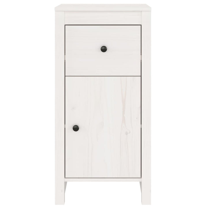skænk 40x35x80 cm massivt fyrretræ hvid