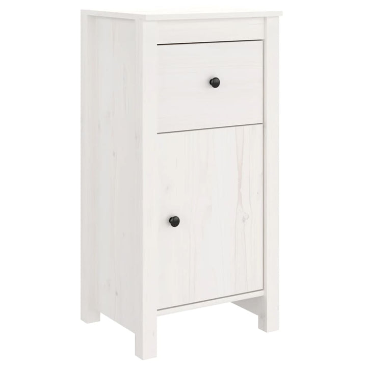 skænke 2 stk. 40x35x80 cm massivt fyrretræ hvid