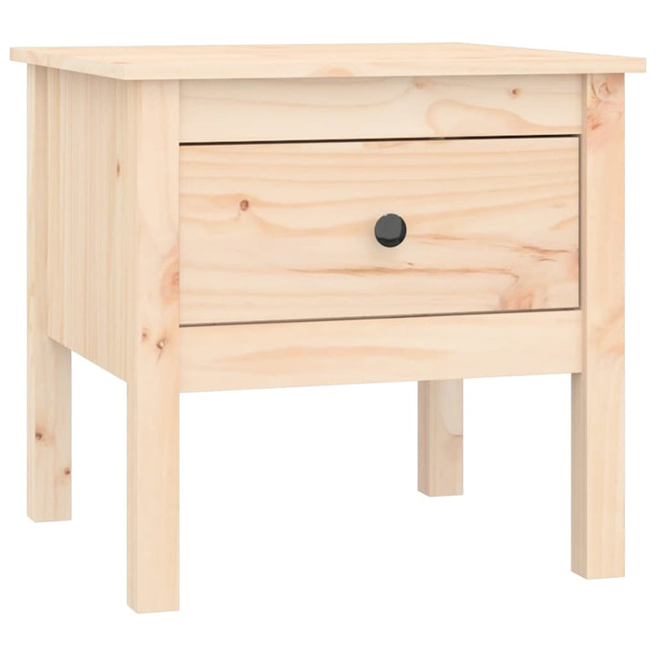 sidebord 50x50x49 cm massivt fyrretræ