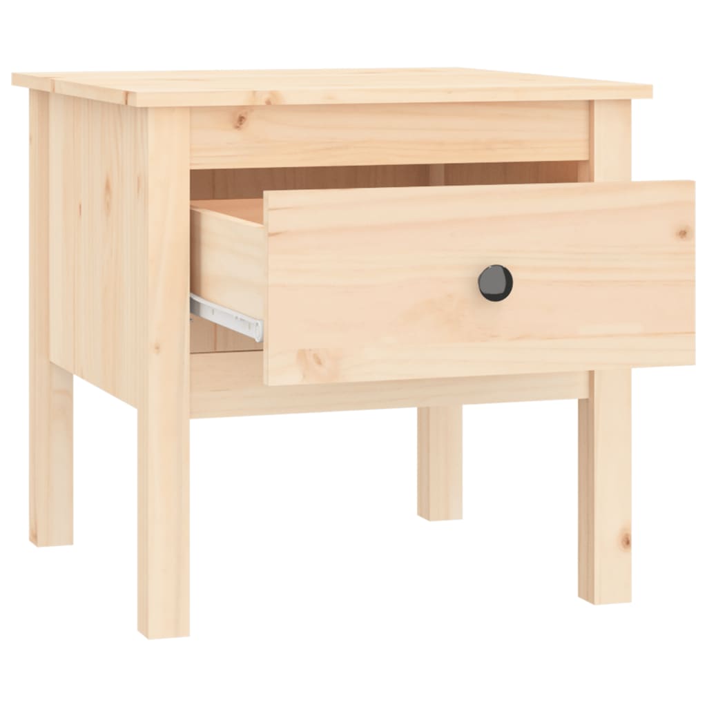 sideborde 2 stk. 50x50x49 cm massivt fyrretræ