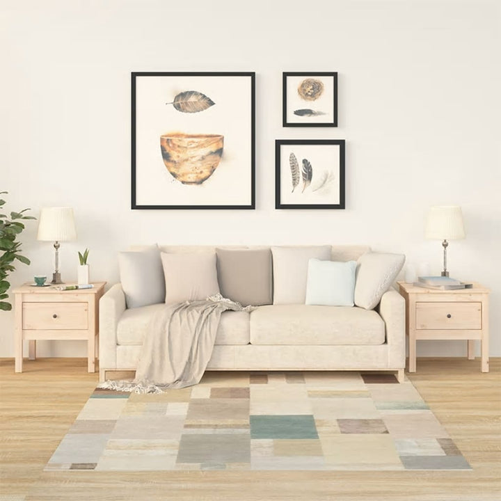 sideborde 2 stk. 50x50x49 cm massivt fyrretræ