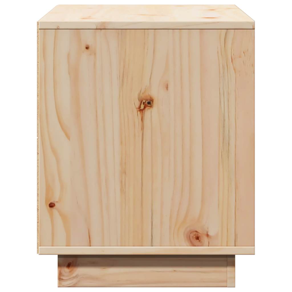 tv-bord 74x35x44 cm massivt fyrretræ
