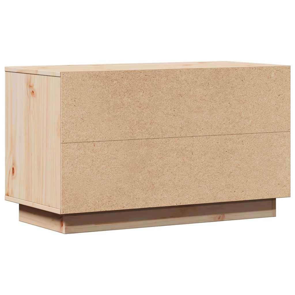 tv-bord 74x35x44 cm massivt fyrretræ