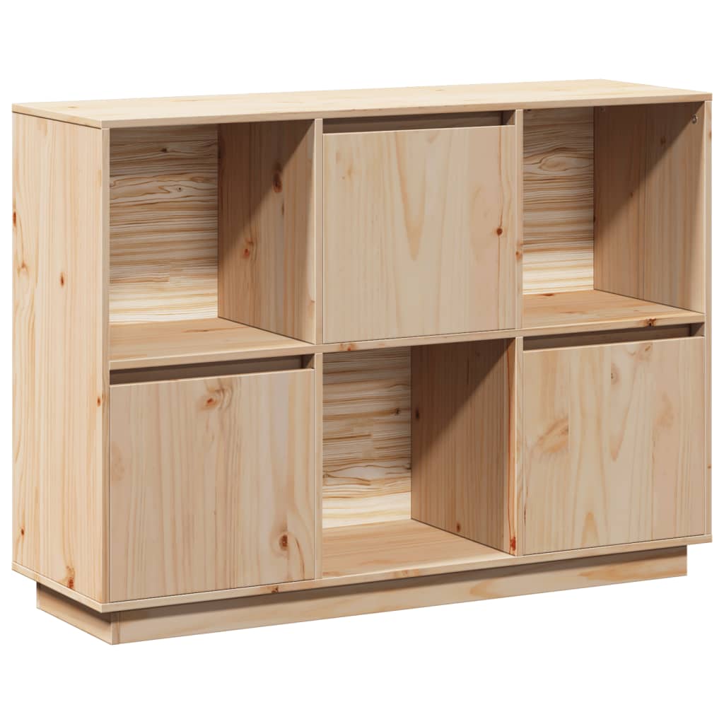 skænk 110,5x35x80 cm massivt fyrretræ
