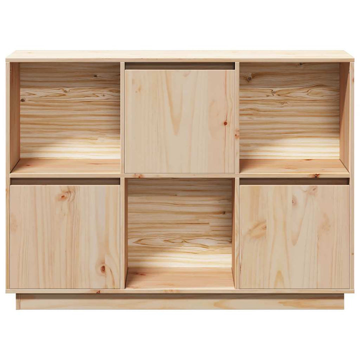 skænk 110,5x35x80 cm massivt fyrretræ