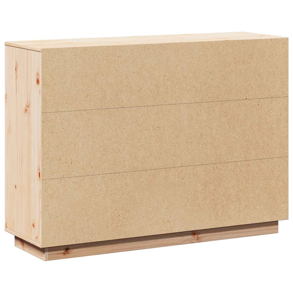 skænk 110,5x35x80 cm massivt fyrretræ