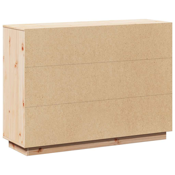 skænk 110,5x35x80 cm massivt fyrretræ