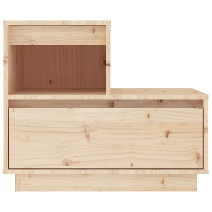 sengebord 60x34x51 cm massivt fyrretræ