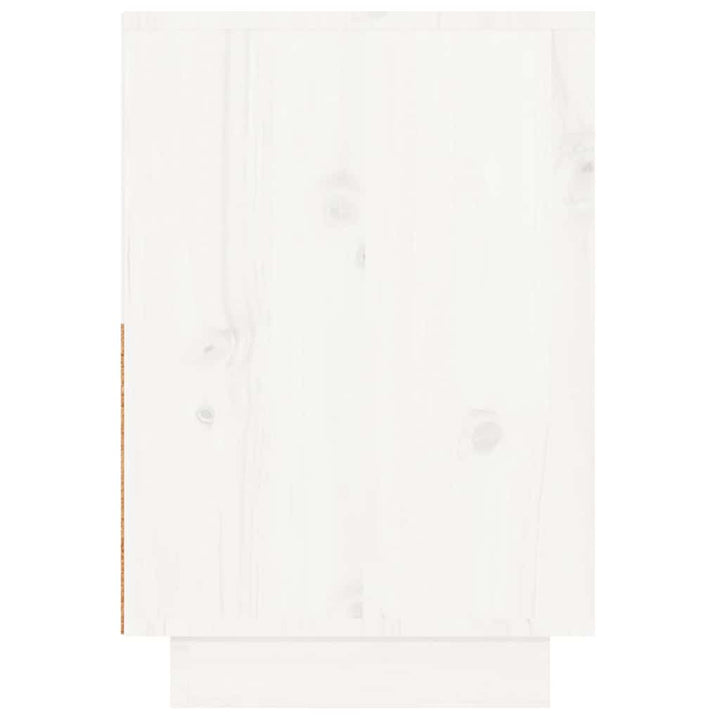 sengeborde 2 stk. 60x34x51 cm massivt fyrretræ hvid