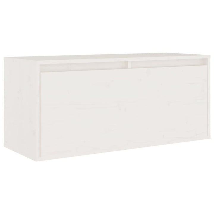 tv-skabe 5 dele massivt fyrretræ hvid