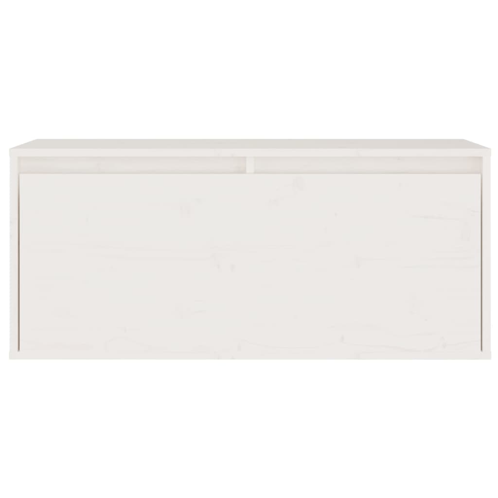 tv-skabe 6 dele massivt fyrretræ hvid