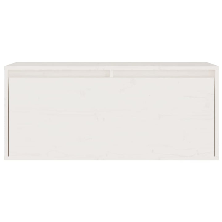 tv-skabe 6 dele massivt fyrretræ hvid