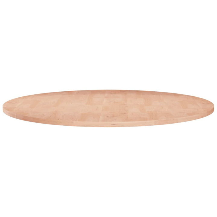 rund bordplade Ø60x1,5 cm ubehandlet massivt egetræ