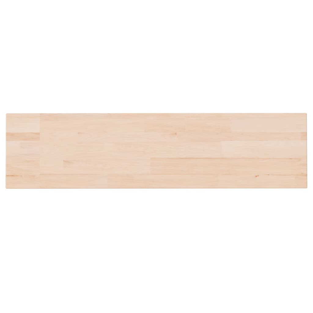 hyldeplade 80x20x1,5 cm ubehandlet massivt egetræ