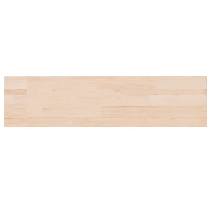 hyldeplade 80x20x1,5 cm ubehandlet massivt egetræ