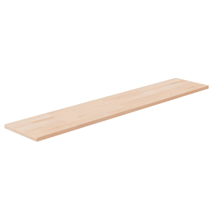 hyldeplade 100x20x1,5 cm ubehandlet massivt egetræ