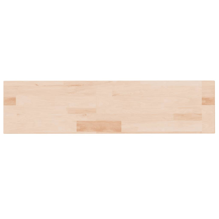 hyldeplade 80x20x2,5 cm ubehandlet massivt egetræ