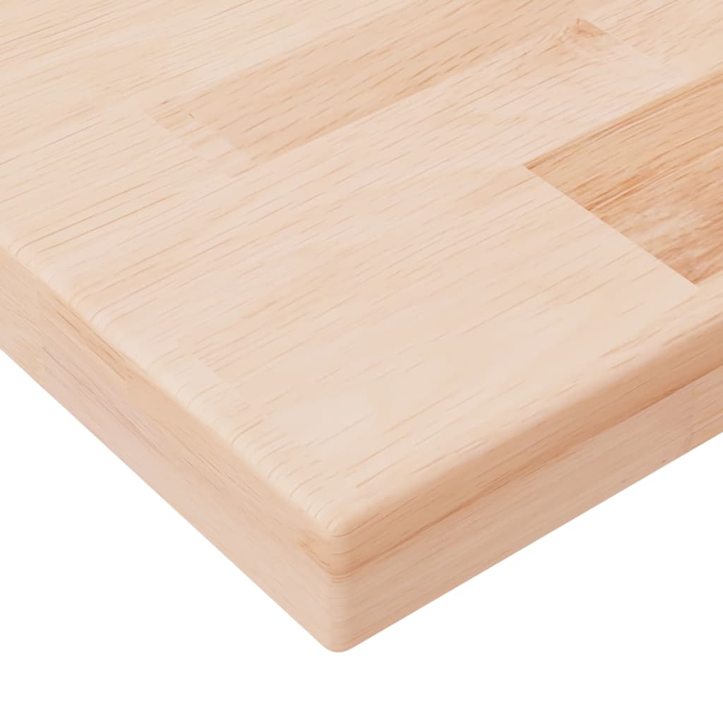 hyldeplade 80x20x2,5 cm ubehandlet massivt egetræ