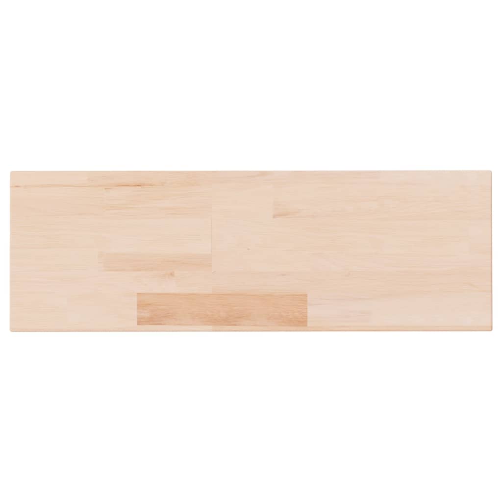 hyldeplade 60x20x4 cm ubehandlet massivt egetræ