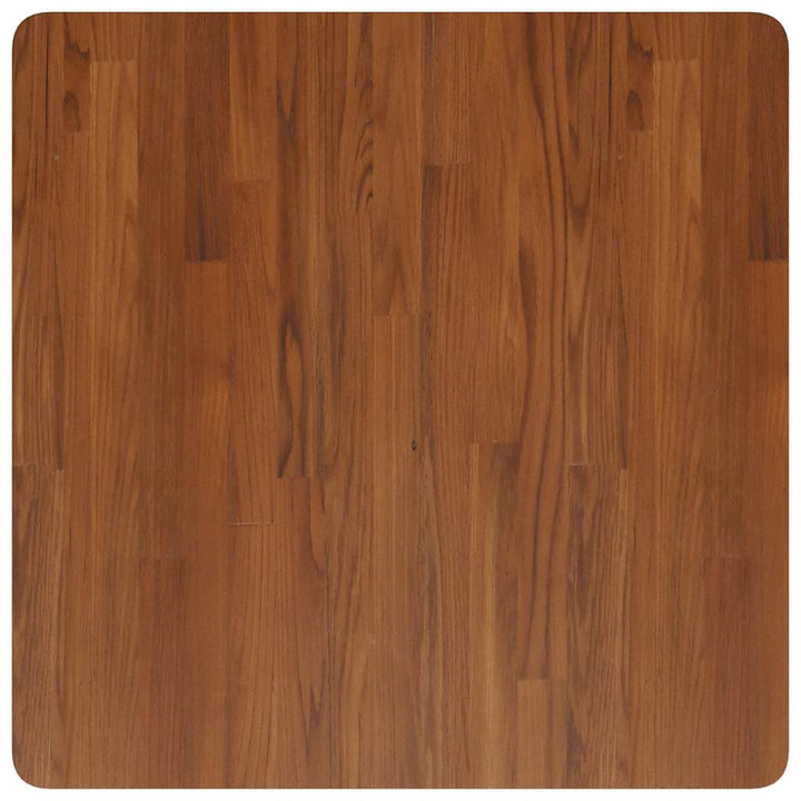 firkantet bordplade 70x70x1,5 cm behandlet massivt eg mørkebrun